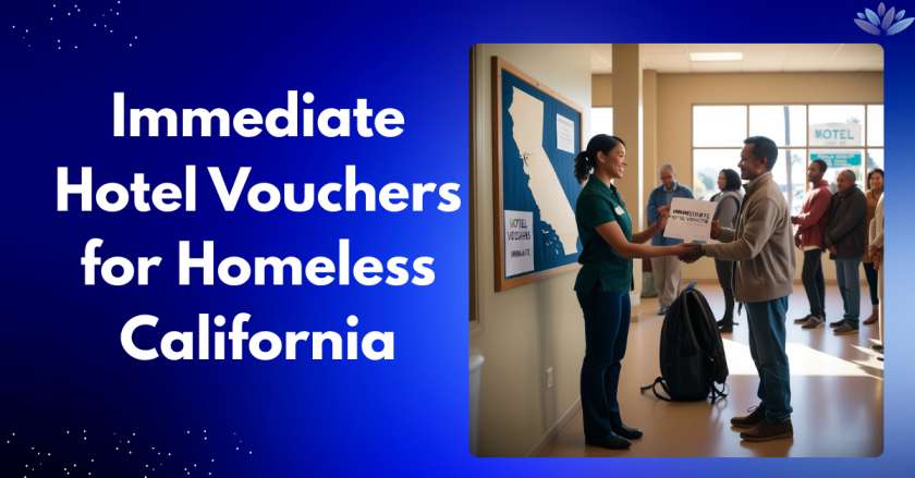Immediate Hotel Vouchers for Homeless California