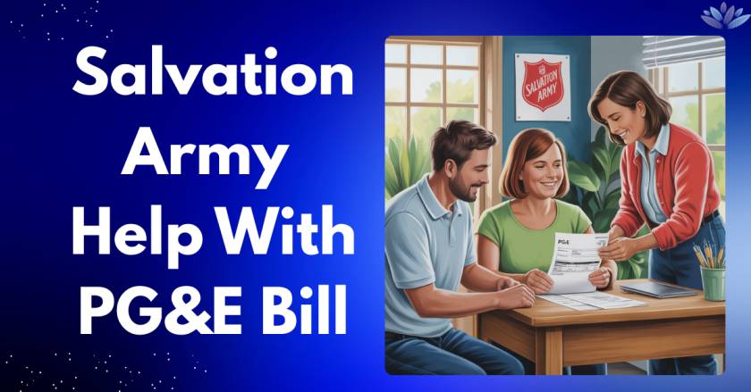 Salvation Army Help With PG&E Bill